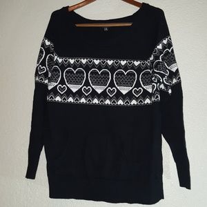 Torrid heart sweater